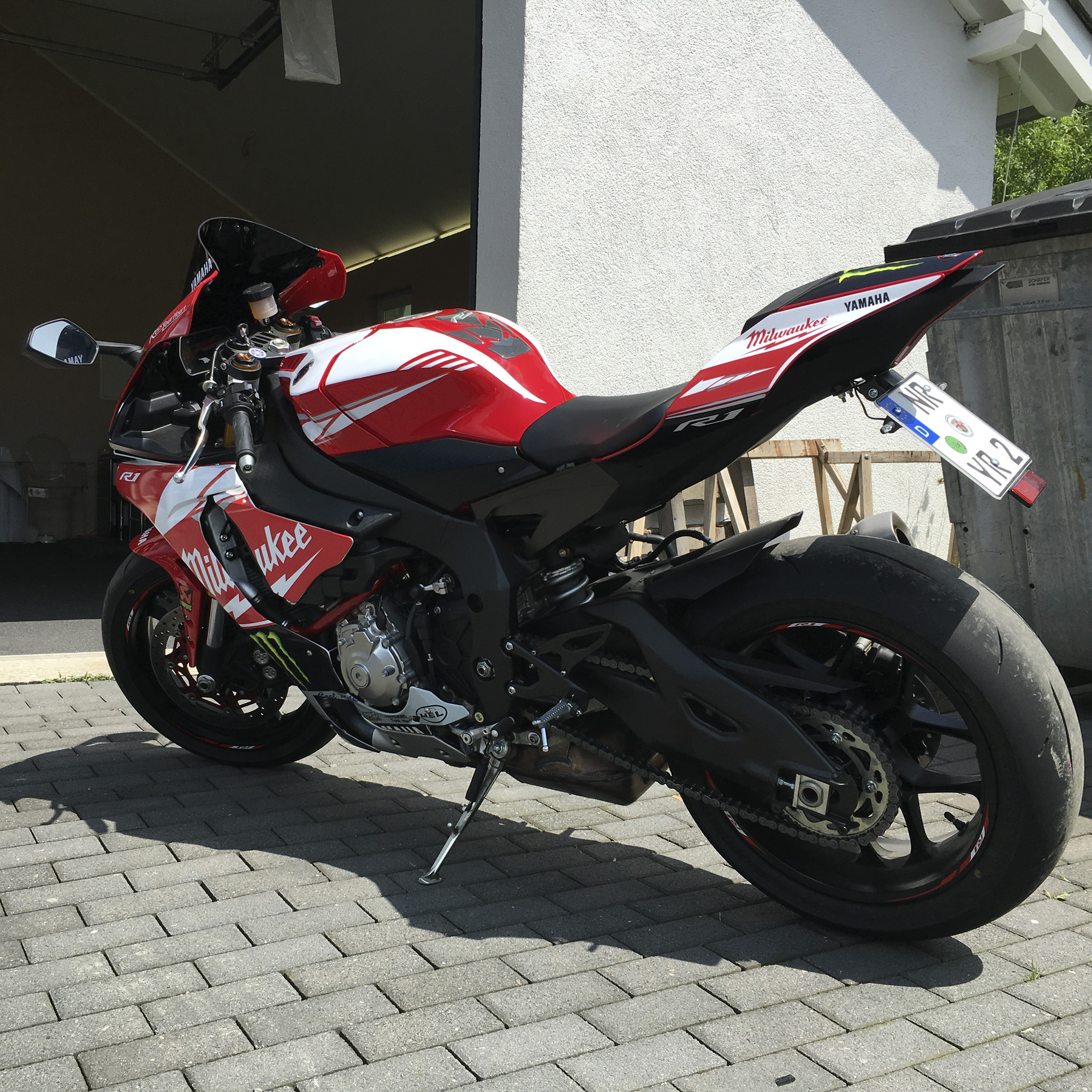 Folierung Motorrad Yamaha 